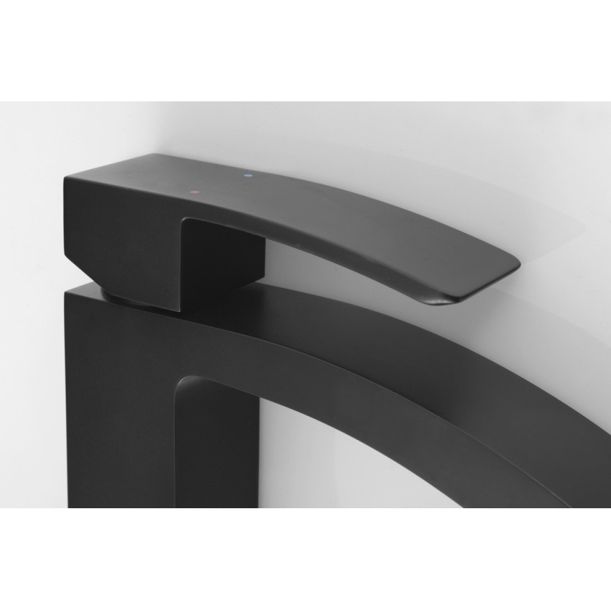 Sapho - Baterija za umivalnik GINKO 15,6 cm mat črna