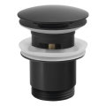 Sapho - Click-Clack odtok za umivalnik, premer 6,7 cm, mat črna