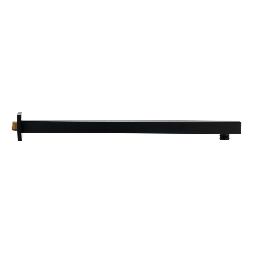 Sapho - Držalo za tuš kvadratna 40 cm mat črna