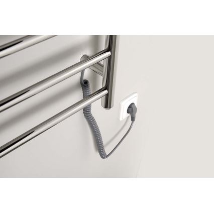 Sapho - Električni brisačni sušilnik REDONDO 130W/230V 63x116 cm sijajni krom