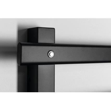 Sapho - Električni grelec za brisače ELCOR 63W 48x52 cm mat črna