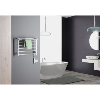 Sapho - Električni grelec za brisače ELZOR 60W  47x50 cm v mat beli barvi