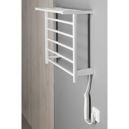 Sapho - Električni grelec za brisače ELZOR 60W  47x50 cm v mat beli barvi