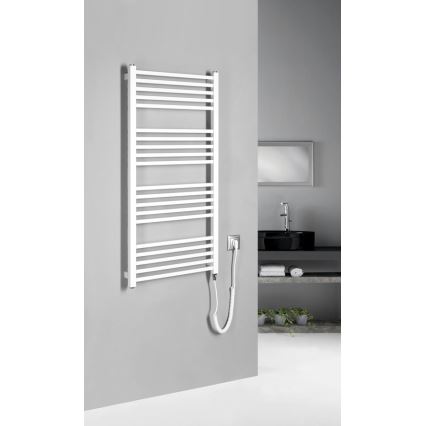 Sapho - Električni grelec za brisače METRO-E 400 W 106 x 50 cm, bel