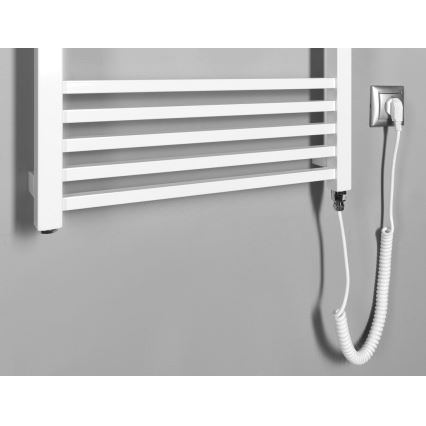 Sapho - Električni grelec za brisače METRO-E 400 W 106 x 50 cm, bel