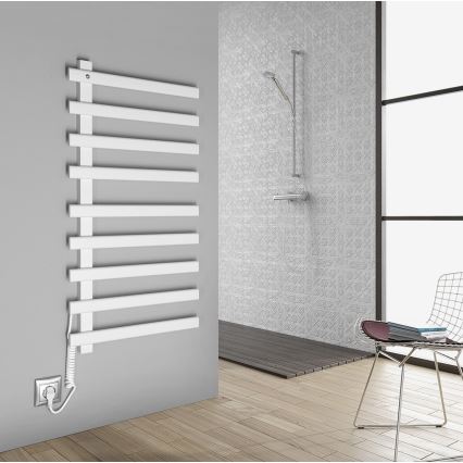 Sapho - Električni grelnik za brisače ELCOR 128W 92x48 cm mat bela