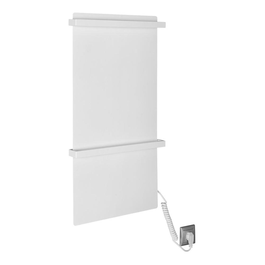 Sapho - Električni nosilec za brisače ELMIS 120W/230V 80 cm mat bela desno