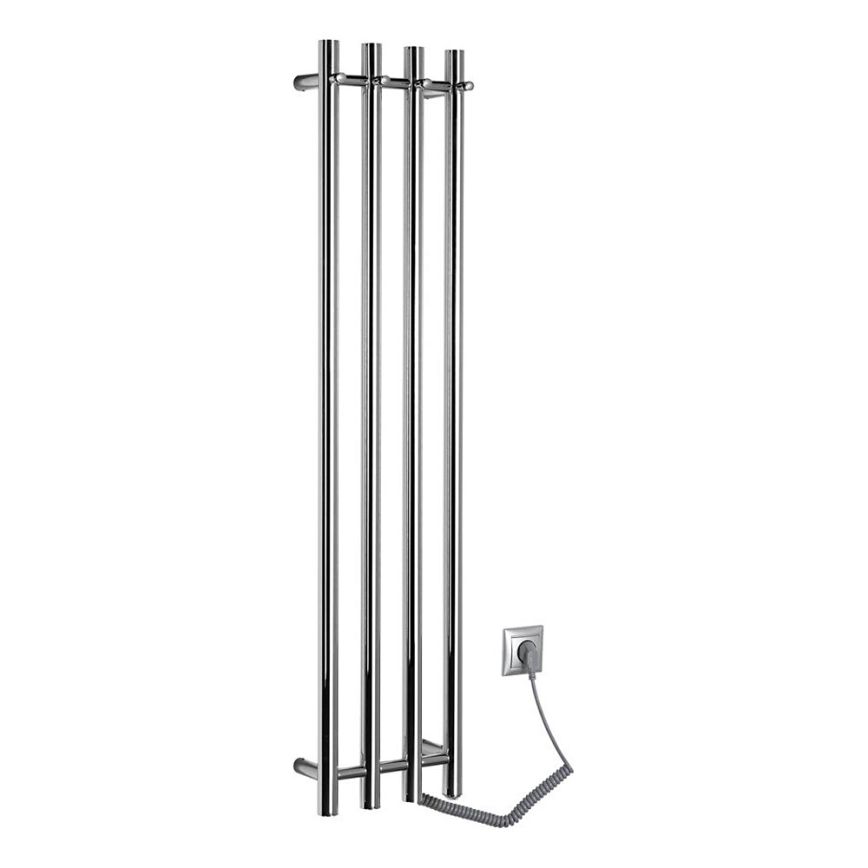 Sapho - Električni nosilec za brisače PAPINADO 85W/230V 120 cm sijajni krom desno
