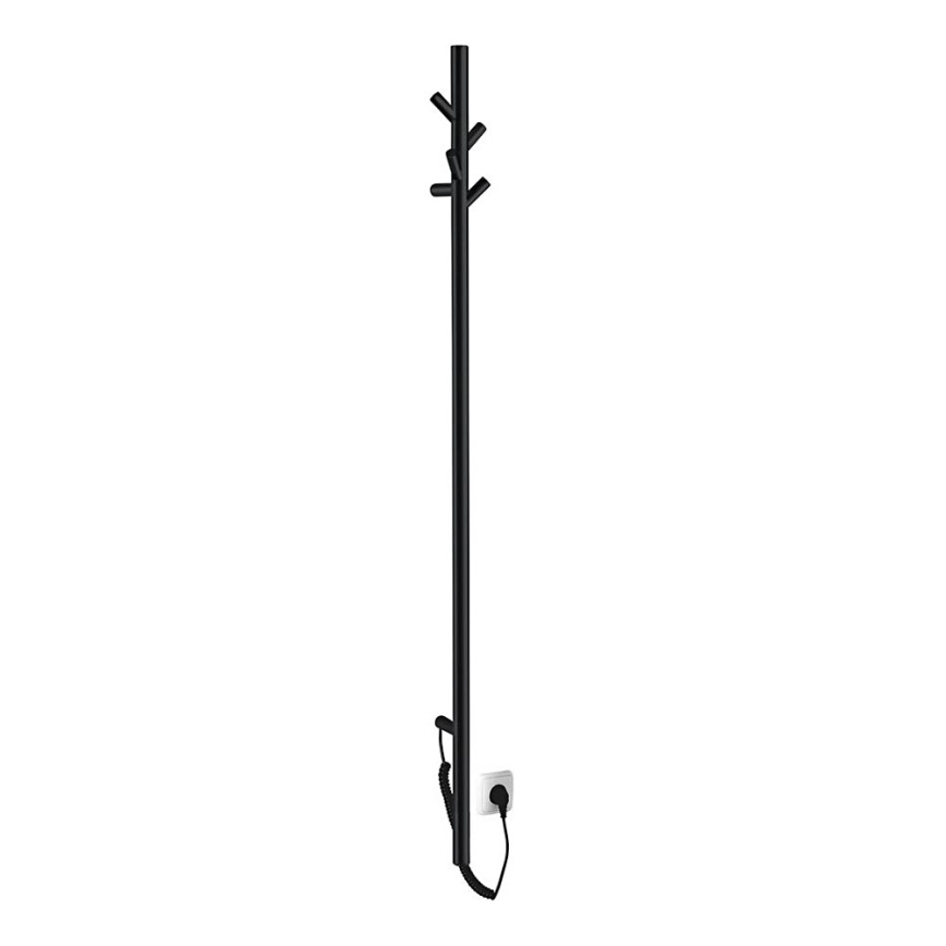 Sapho - Električni nosilec za brisače PASADOR 30W/230V 150 cm mat črna