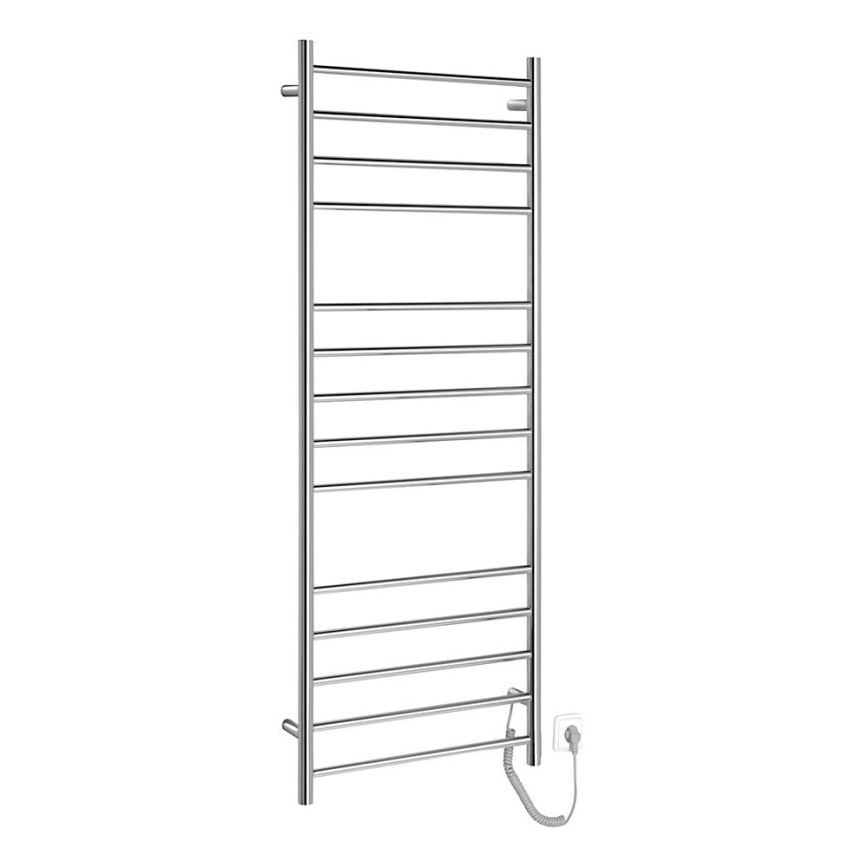Sapho - Električni nosilec za brisače REDONDO 130W/230V 150 cm sijajni krom desno okrogla
