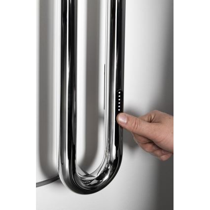 Sapho - Električni sušilnik za brisače z časovnikom DUOPASSO 45W 170x12 cm sijajni krom