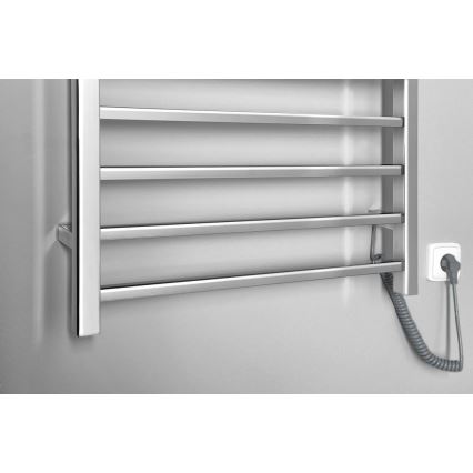 Sapho - Električni sušilnik brisač ESKINADO 130W 150x60 cm nerjavno jeklo/sijajni krom