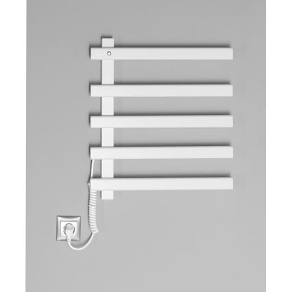 Sapho - Električni sušilnik za brisače ELCOR 63W 52x48 cm mat bela
