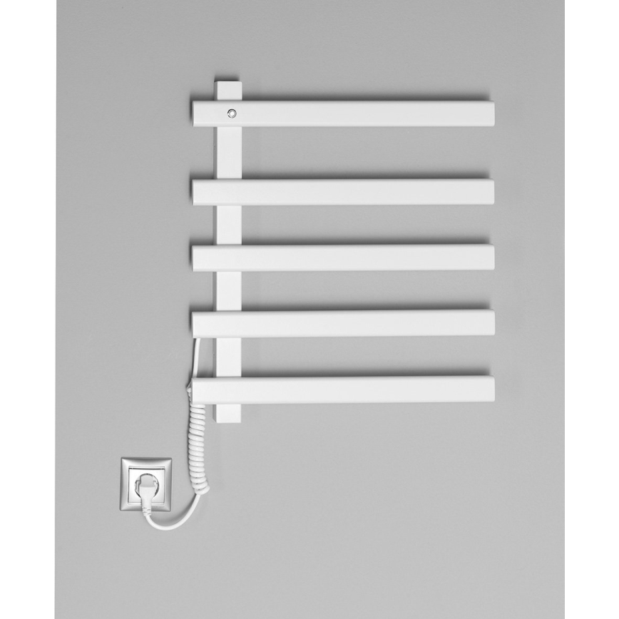 Sapho - Električni sušilnik za brisače ELCOR 63W 52x48 cm mat bela