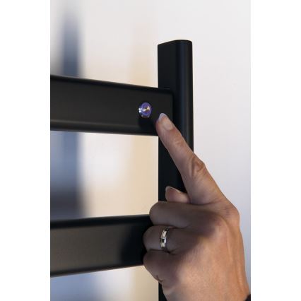 Sapho - Električni sušilnik za brisače ELIAS 105W/230V 49x73 cm matna črna