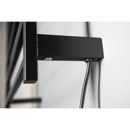 Sapho - Električni sušilnik za brisače ELZOR 60W/230V 47x50 cm mat črna