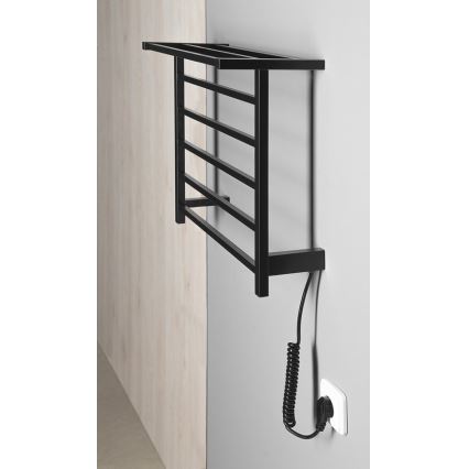 Sapho - Električni sušilnik za brisače ELZOR 60W 47x50 cm mat črna