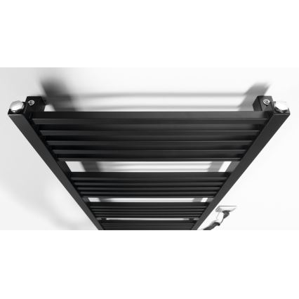 Sapho - Električni sušilnik za brisače METRO-E, 400 W, 106 x 50 cm, mat črna