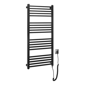 Sapho - Električni sušilnik za brisače METRO-E 400W 106x50 cm mat črna