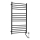 Sapho - Električni sušilnik za brisače REDONDO 130 W 116 x 63 cm mat črna
