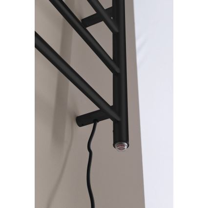 Sapho - Električni sušilnik za brisače REDONDO 130 W 116 x 63 cm mat črna