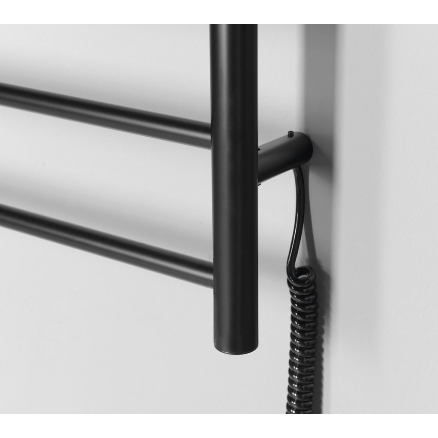 Sapho - Električni sušilnik za brisače REDONDO 75W/230V 50x90 cm mat črna