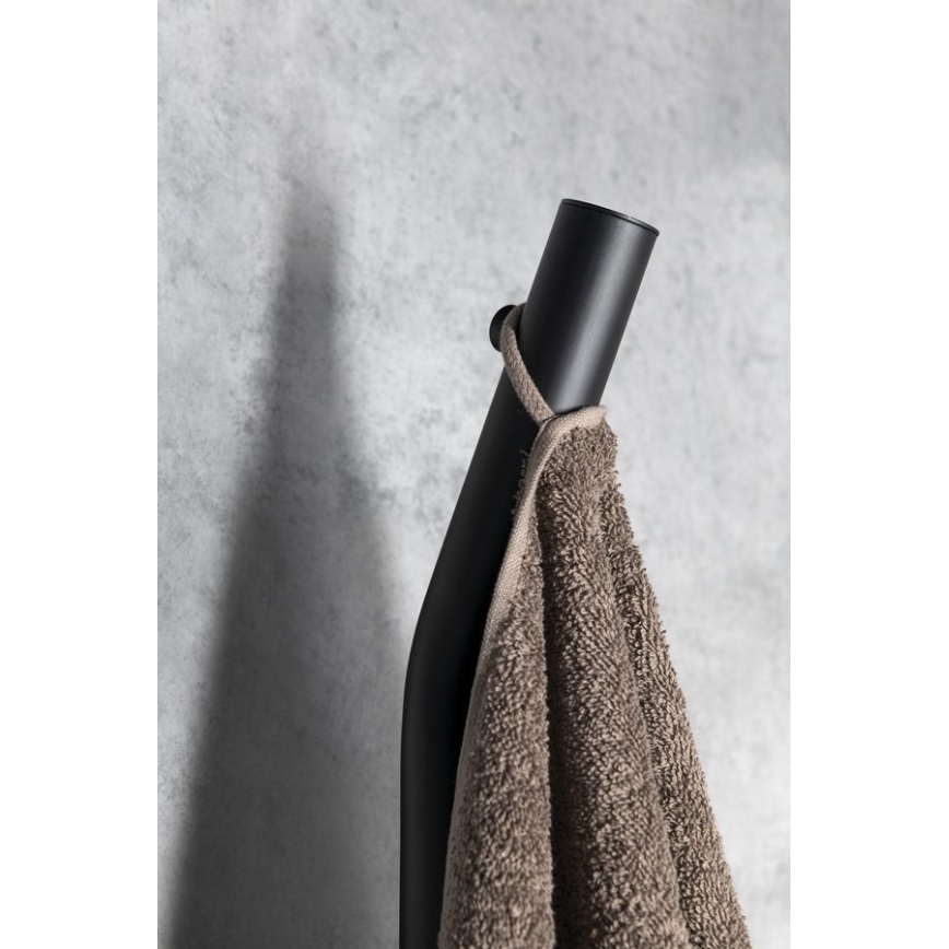 Sapho - Električni sušilnik za brisače s časovnikom DUOPASSO 45W 170x12 cm mat črna