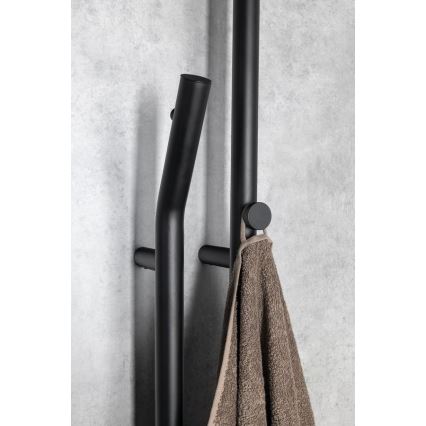 Sapho - Električni sušilnik za brisače s časovnikom DUOPASSO 45W 170x12 cm mat črna
