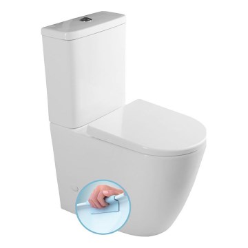 Sapho - Kombiniran WC TURKU, spodnji/zadnji odtok, keramika/bela