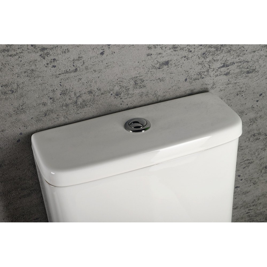 Sapho - Kombiniran WC TURKU, spodnji/zadnji odtok, keramika/bela