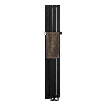Sapho - Kopalniški radiator COLONNA 614 W 230 V 29 x 180 cm črna