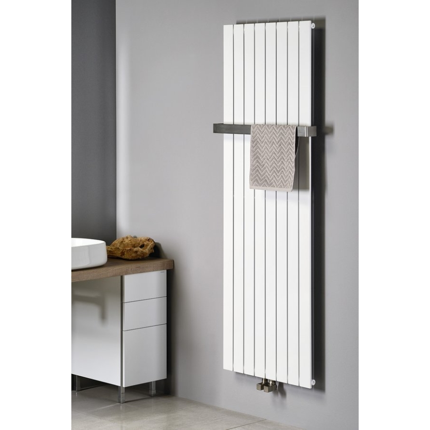 Sapho - Kopalniški radiator COLONNA 614W/230V 29x180 cm bel