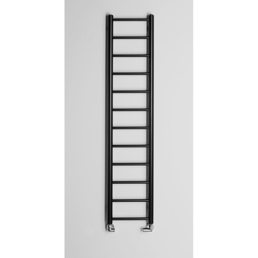 Sapho - kopalniški radiator DINA 138x30 cm mat črna