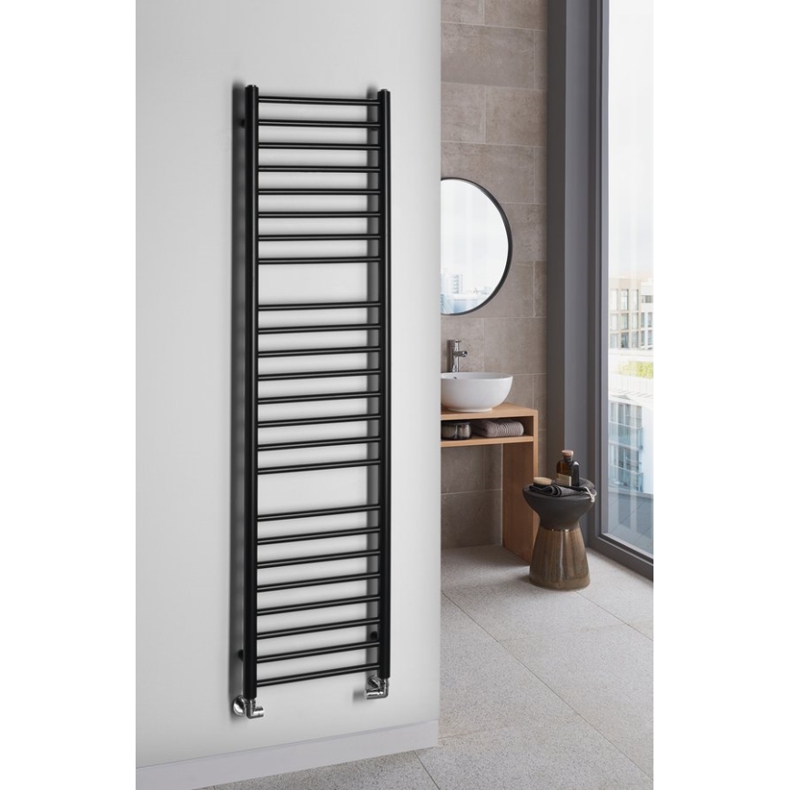 Sapho - kopalniški radiator DINA 156x40 cm matna črna