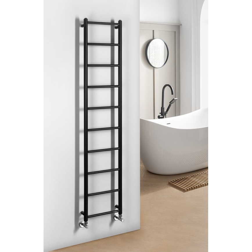 Sapho - Kopalniški radiator DINA 168x35 cm matna črna