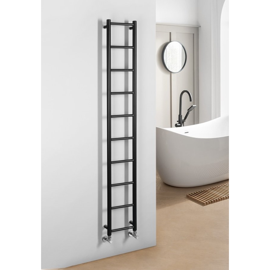 Sapho - Kopalniški radiator DINA 282W 25x168 cm mat črna