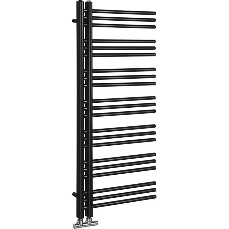 Sapho - Kopalniški radiator DORLION 400W/230V 50x120 cm mat črna