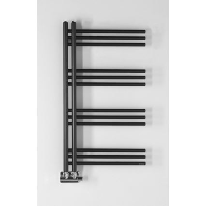 Sapho - kopalniški radiator DORLION 90x50 cm, mat črne barve