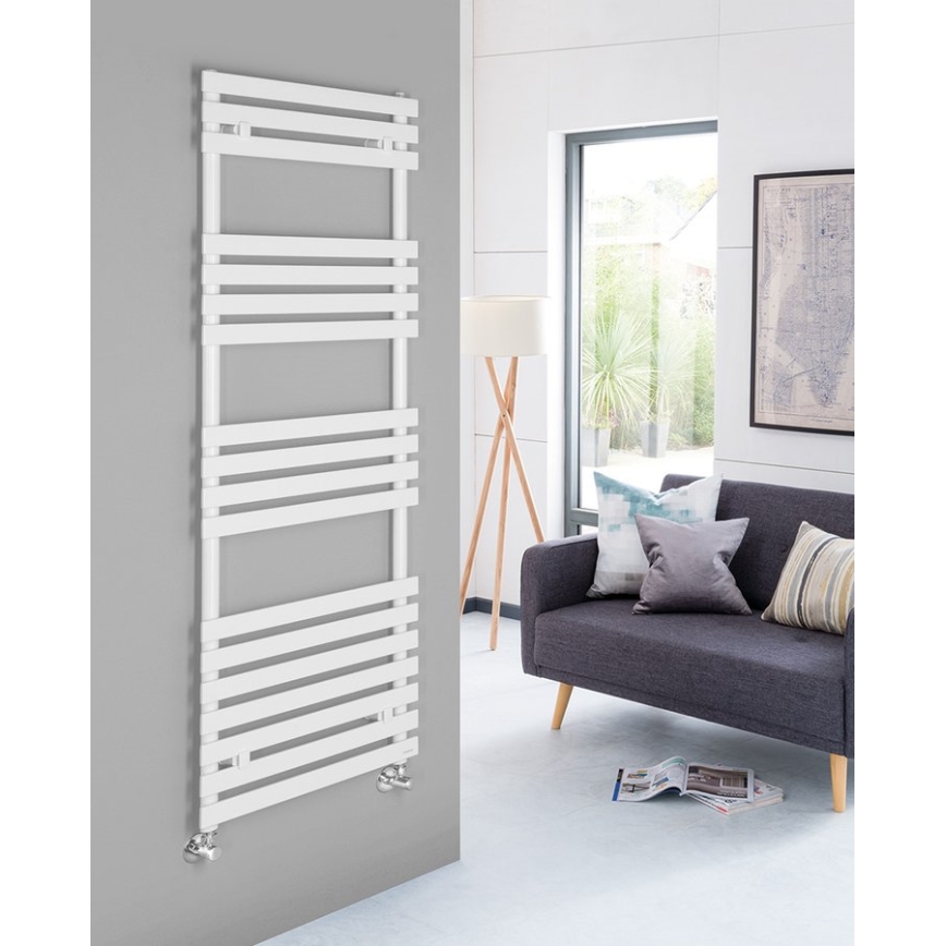 Sapho - Kopalniški radiator JALOUSI 150x50 cm, bela