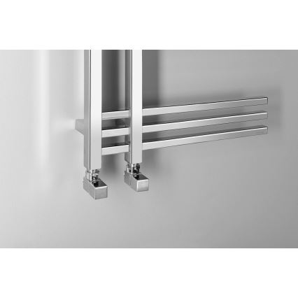 Sapho - Kopalniški radiator MAGDALENA 241W/230V 50x69 cm sijajni krom