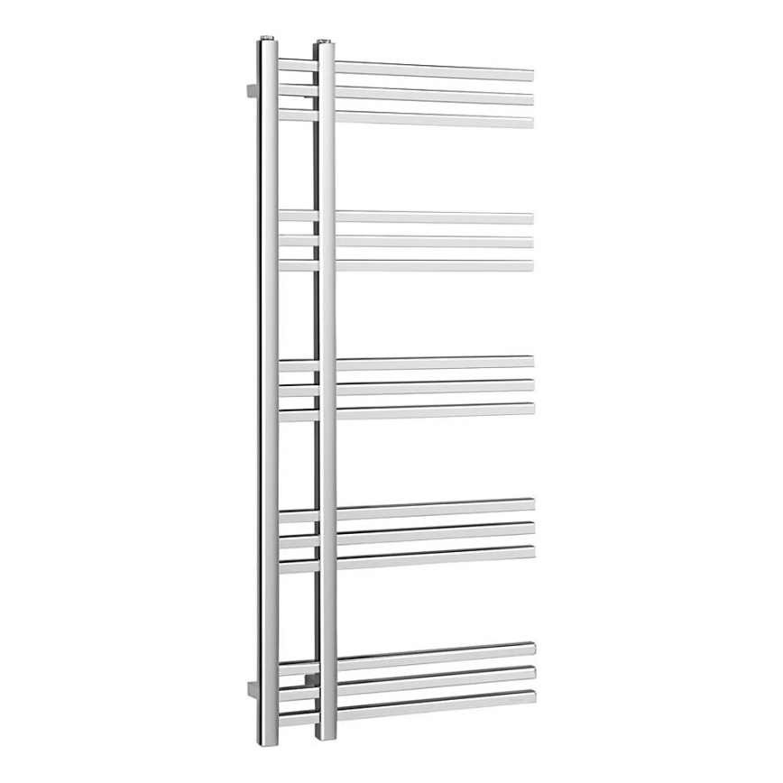 Sapho - Kopalniški radiator MAGDALENA 408W/230V 50x120 cm sijajni krom