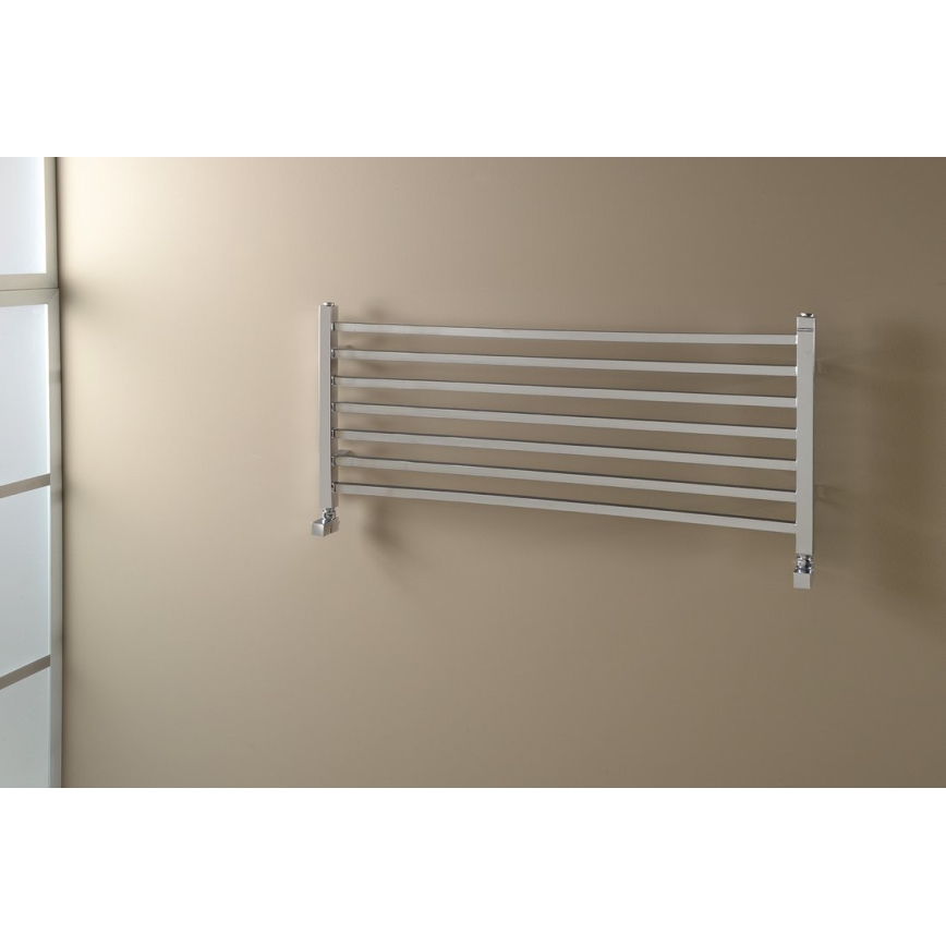 Sapho - Kopalniški radiator METRO 295W/230V 100x45 cm sijajni krom