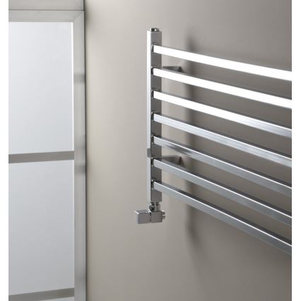 Sapho - Kopalniški radiator METRO 295W/230V 100x45 cm sijajni krom
