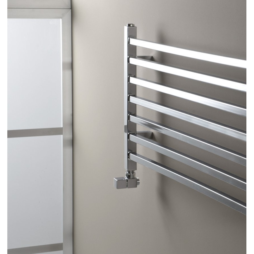 Sapho - Kopalniški radiator METRO 295W/230V 100x45 cm sijajni krom