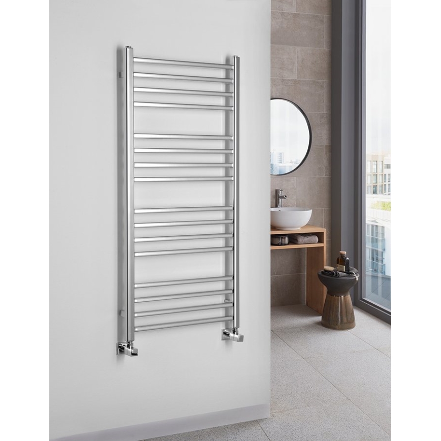 Sapho - Kopalniški radiator METRO 347W/230V 50x120 cm sijajni krom