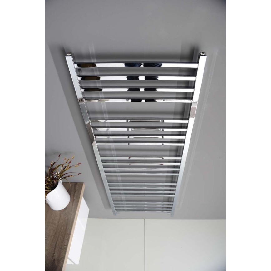Sapho - Kopalniški radiator METRO 497W/230V 60x153 cm sijajni krom