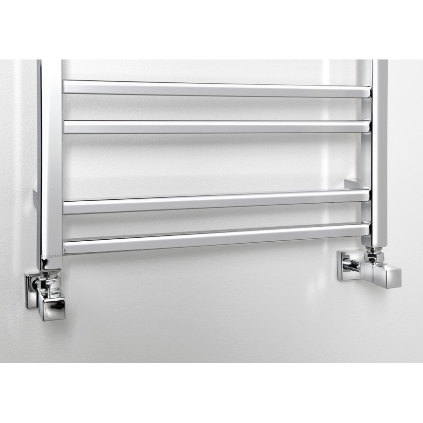 Sapho - Kopalniški radiator METRO DOS 143x55 cm sijajni krom
