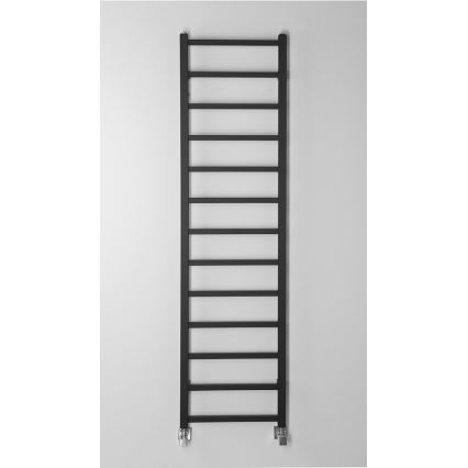 Sapho - kopalniški radiator METRO DOS 150x40 cm v mat črni barvi