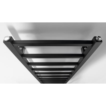 Sapho - kopalniški radiator METRO DOS 150x40 cm v mat črni barvi