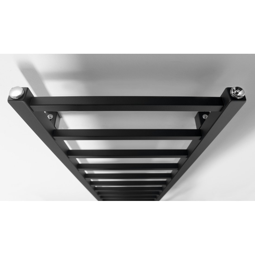 Sapho - kopalniški radiator METRO DOS 150x40 cm v mat črni barvi